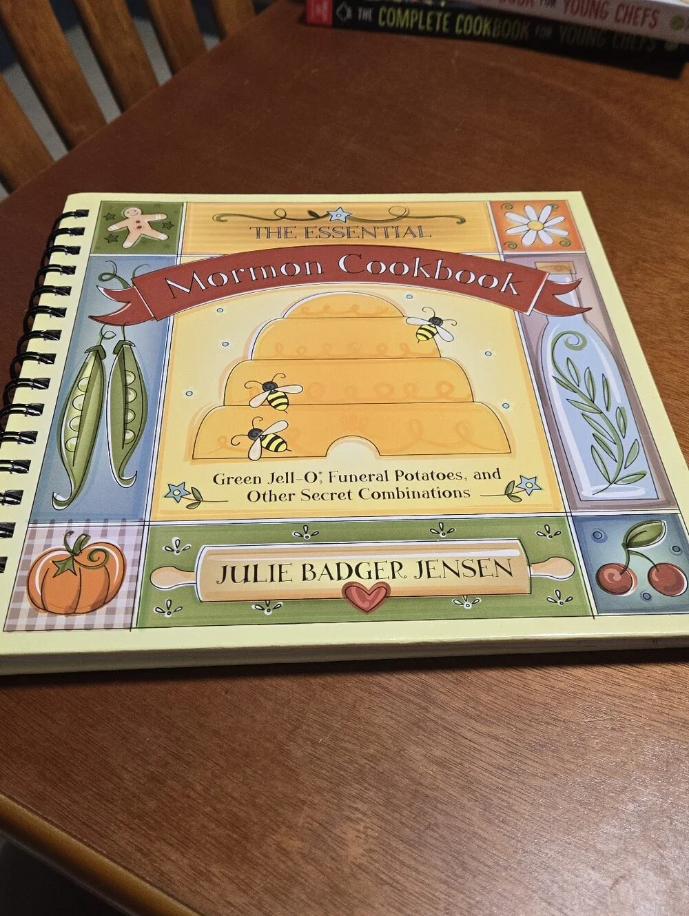 The Essential Mormon Cookbook by Julie Badger Jensen - Yellow Cover